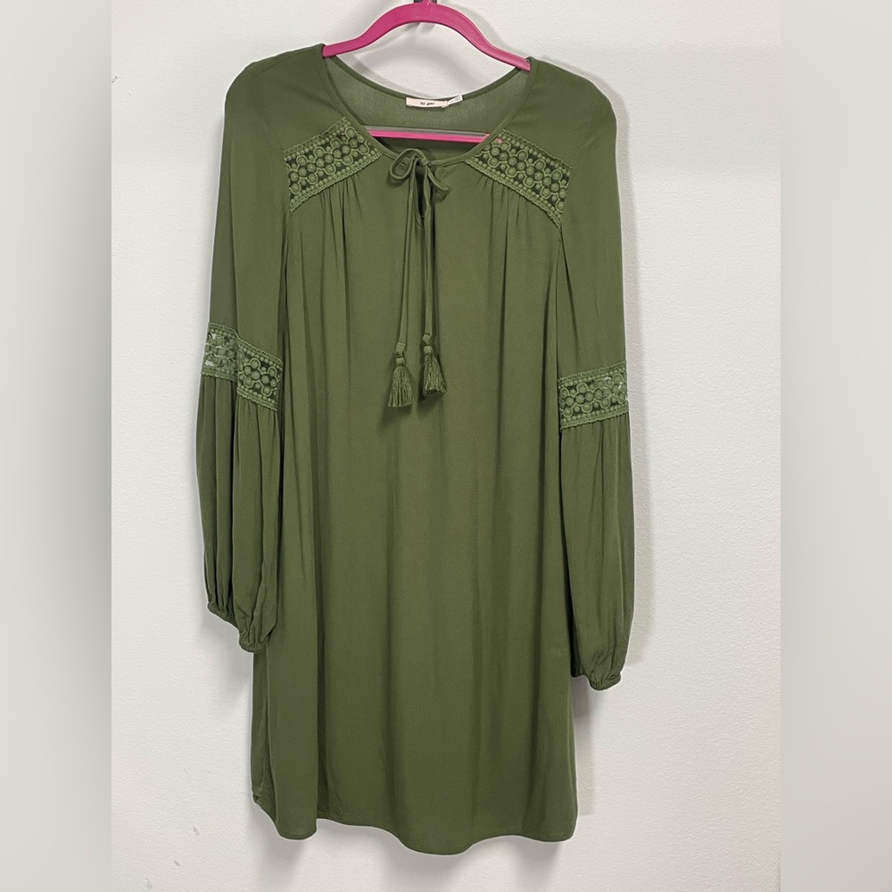 Mi ami Dress, Size Medium, Olive Green Mi Ami Dress